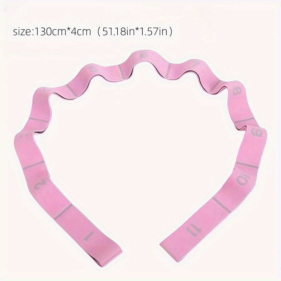 Digital Yoga Stretching Rope Solid Fitness Resistance Rope
