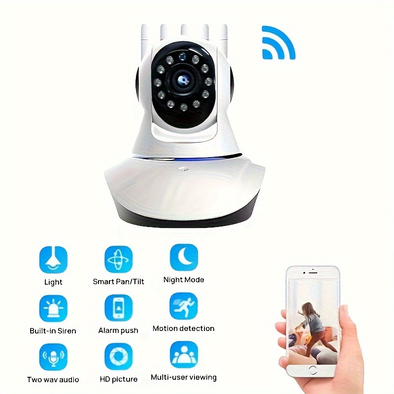 Camara Vigilancia WiFi Interior, Camaras de Vigilancia WiFi Seguridad  Camaras IP WiFi Interior 1080p