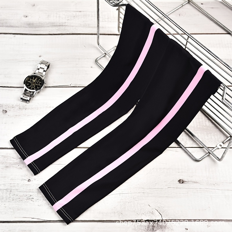 Solid Summer Ice Sleeves Women's Sports Cycling Golf Arm Sleeves UV Protection