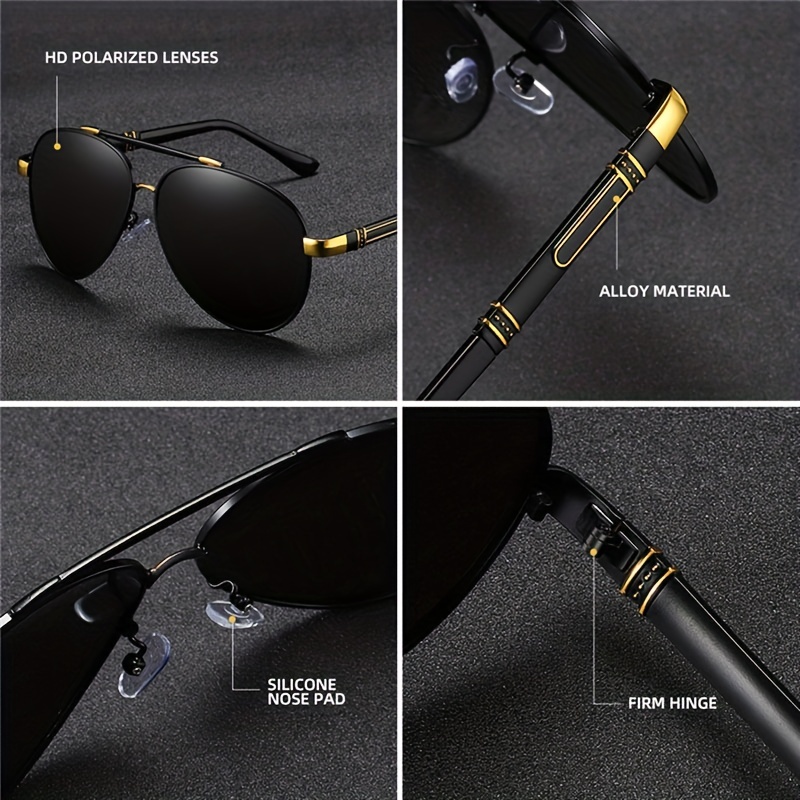 1pc New Mens Sunglasses Hd Polarized Sunglasses Mens Driving Glasses, Check Out Today's Deals Now