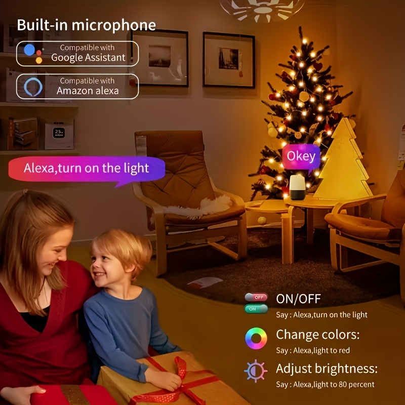 Dreamcolor Smart Fairy Lights Wifi 132leds Christmas String - Temu