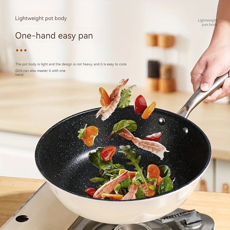 Non-stick Wok Maifan Stone Octagonal Wok Stir Fry Pans With Lid Comfortable  Handle Die-cast – acheter aux petits prix dans la boutique en ligne Joom