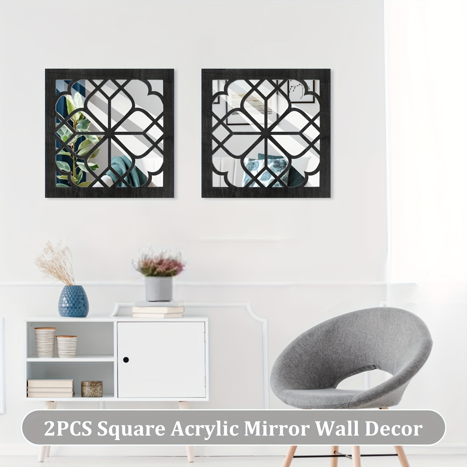 Square Wall Mirrors & Square Mirror Wall Decor