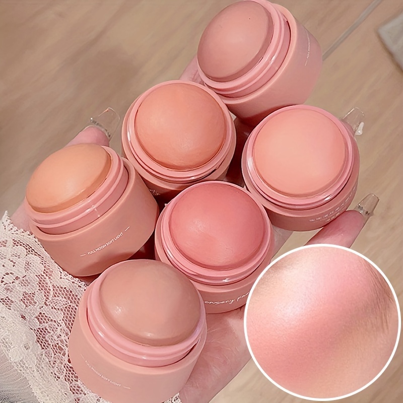 

6 Color Blush Ball Peach Pinkish Blush Monochrome Matte Mist Instant Makeup For Any Crowd To Enhance The Complexion And Make The Skin Look Flawless