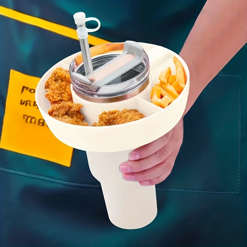 Snack Bowl for Stanley Cup, Reusable Snack Ring Compatible with Stanley  Quencher H2.0 40oz Tumbler with Handle