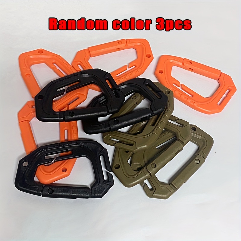 Backpack Buckle, Fast Release Carabiner, Plastic Hook D Shape Mosqueton Edc  Gear For Outdoor Camping - Temu