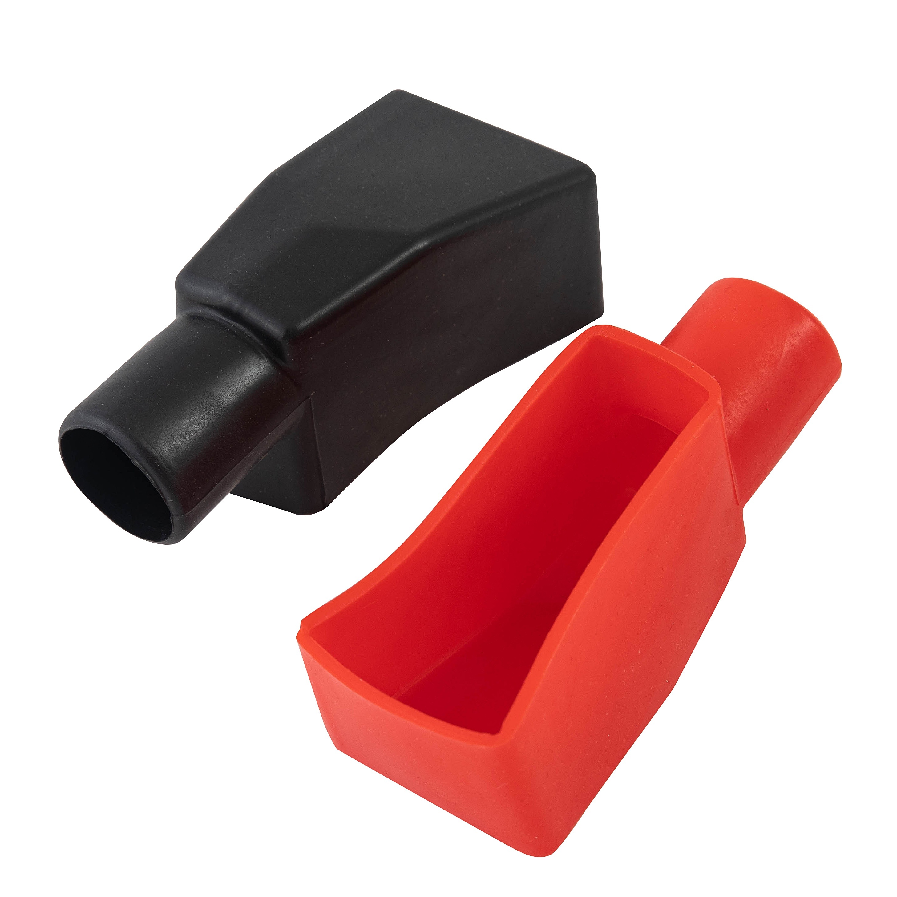 couvre-borne batterie, couvercle de protection flexible rouge