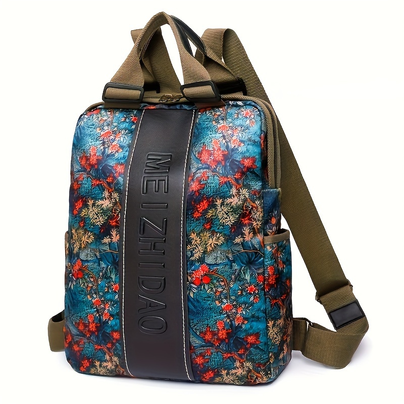 Floral Functional Backpack