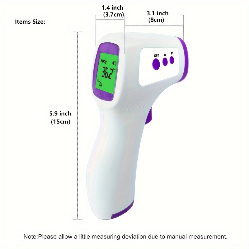 Rechargeable Infrared Forehead Thermometer for Kids - Baby