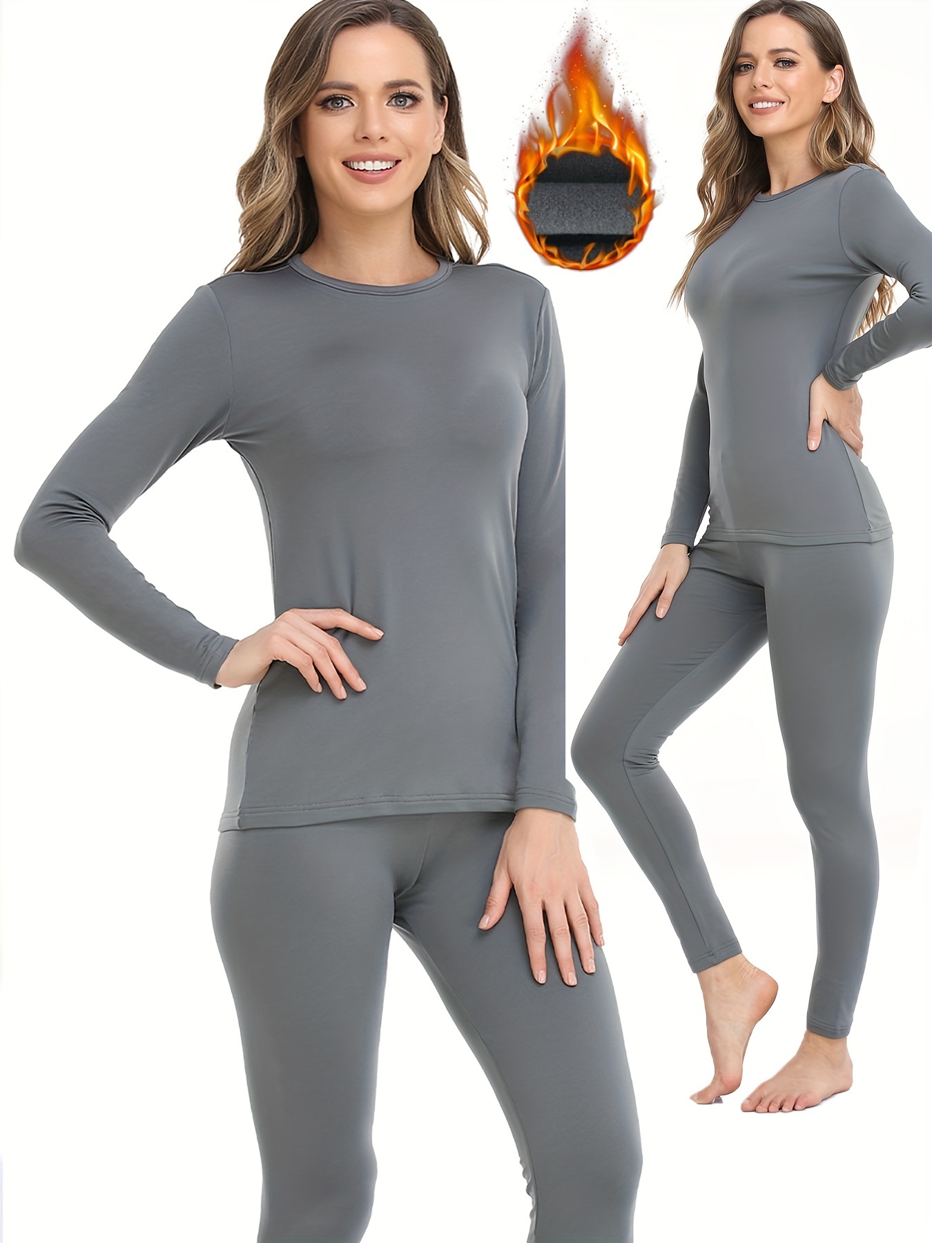 Thermal Underwear Women Soft Long Sleeve Base Layer Skiing - Temu
