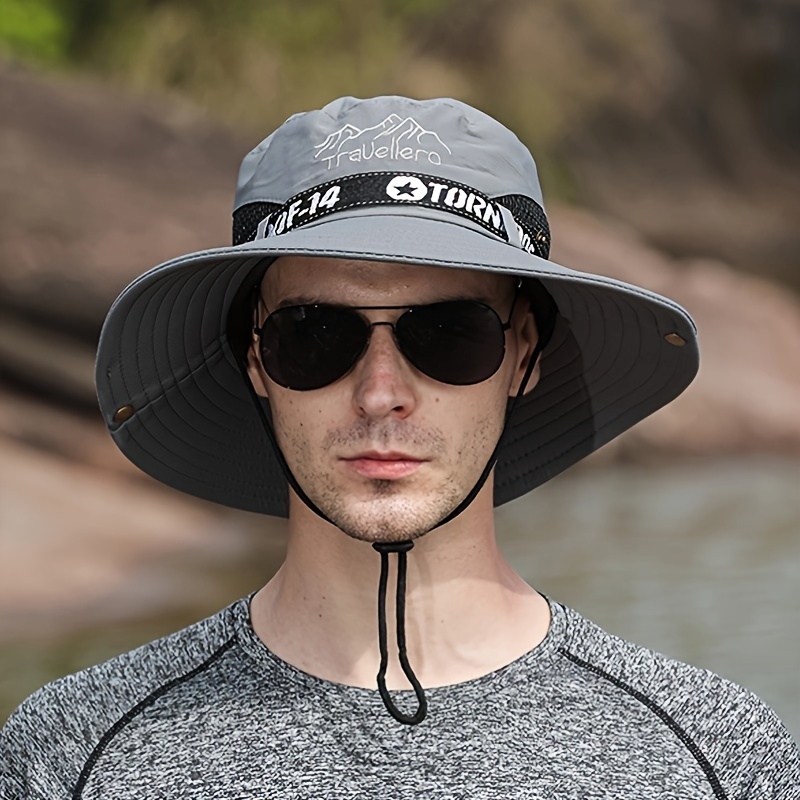 1pc Adjustable Vintage Bucket Hat For Men Perfect For Fishing
