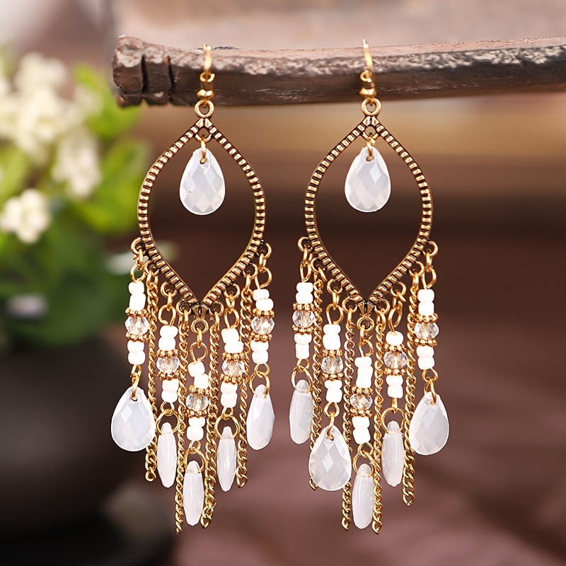 Beautiful tassel sale earrings