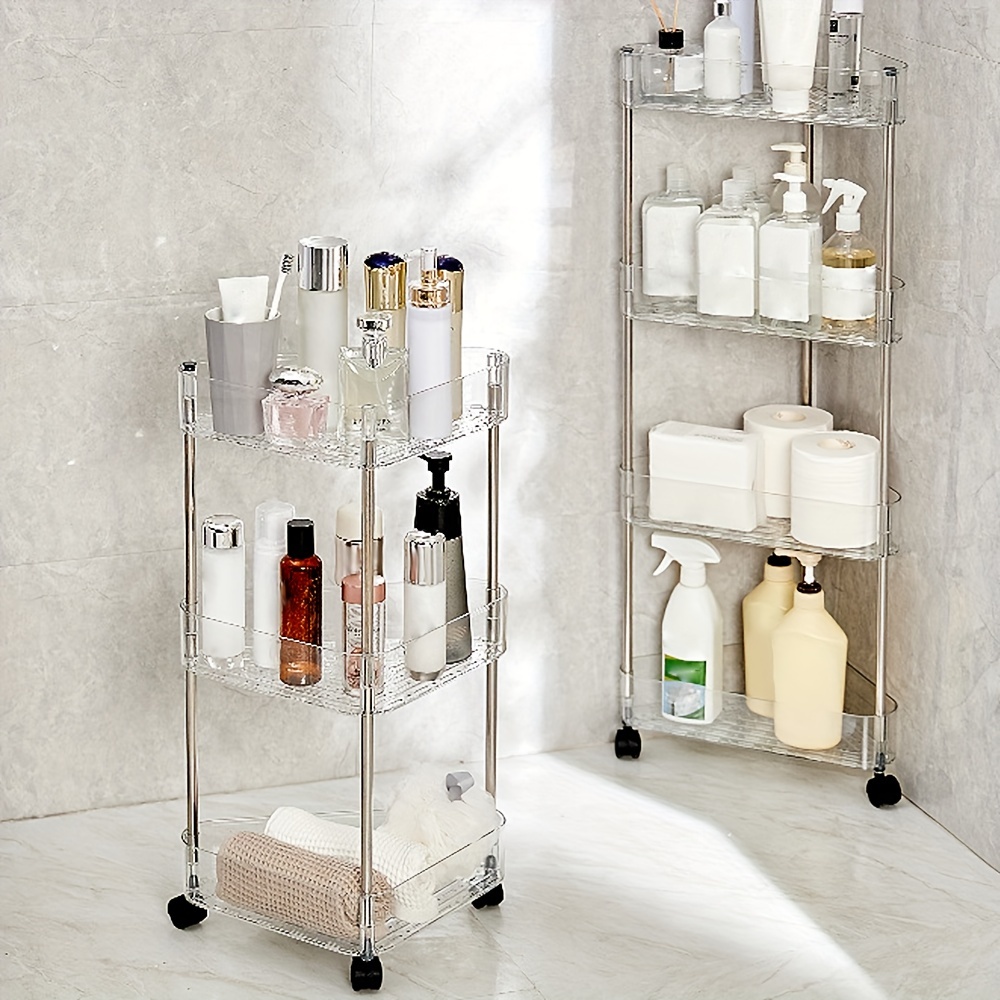 3 Layer bathroom corner shelf space aluminum rack – Accessories Bazaar