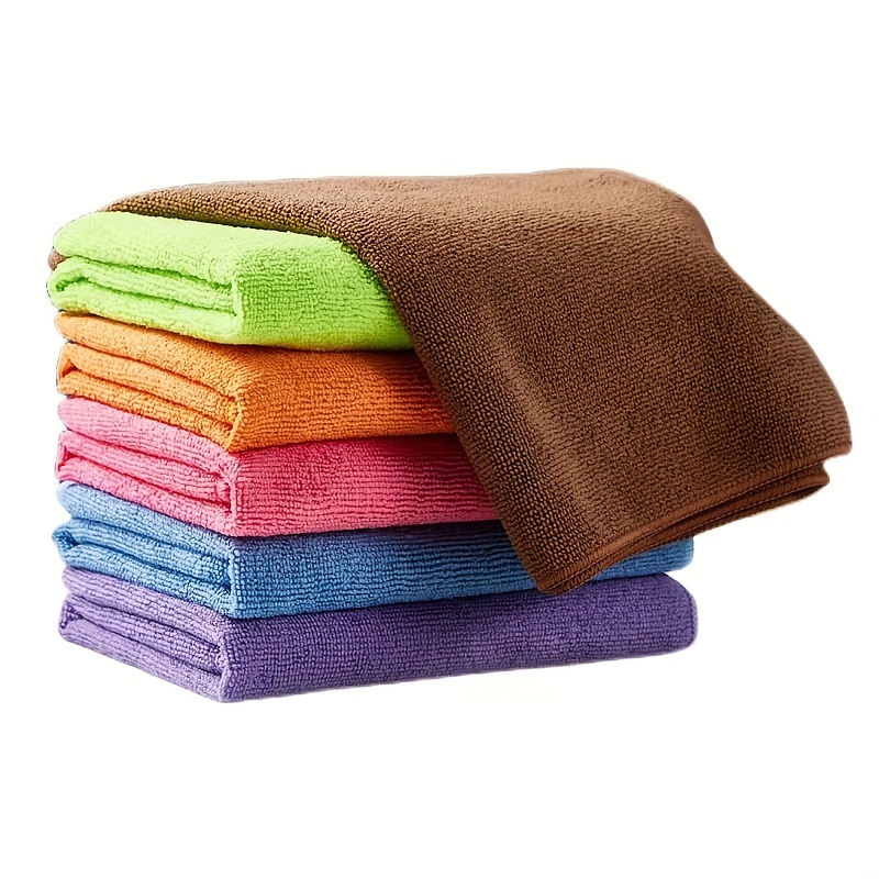 8PCs Microfiber Cleaning Cloth Dishtowel Multifunctional Reusable Kitchen  Towels