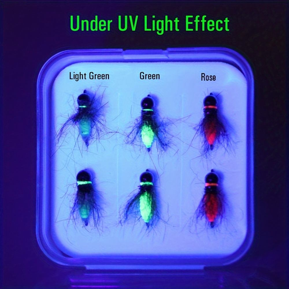10 #12 #14 #16 Barbed Tungsten Bead Head, Caddis Pupa Jig Nymph Fly, Fast  Sinking Uv Rose Green Light Green Wet Euro Nymph Fly For Grayling Trout,  Fly Fishing Lures - Temu United Kingdom