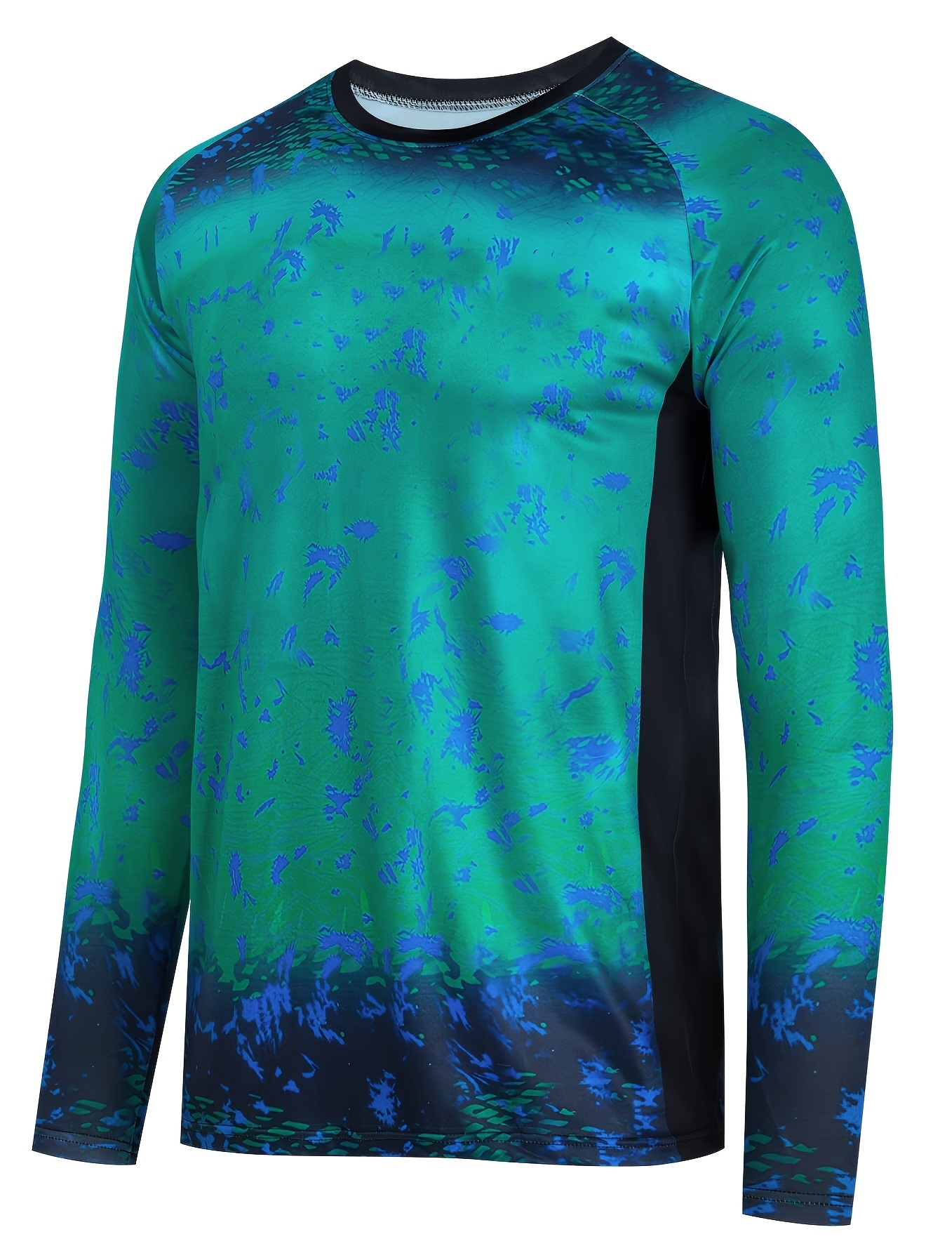 Mens UV Fishing Full Sleeve T Shirt Quick Dry, Breathable, And