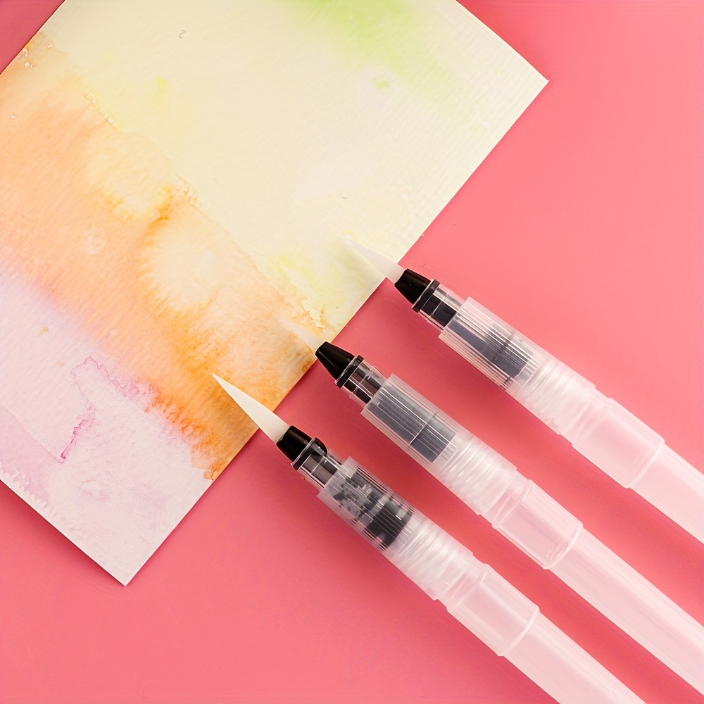Watercolor Brush Pens Refillable Water Brush Pens For - Temu