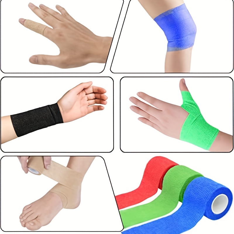 Tensor Self-Adhering Elastic Bandage Wrap, 3-Inch, Beige