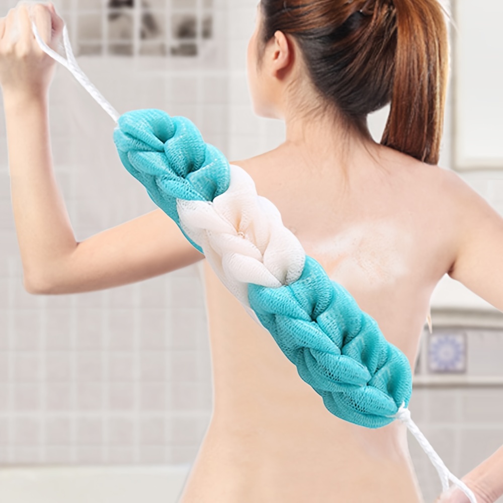 Long Handle Back Body Shower Liquid Bath Brush Exfoliating Clean Scrubber  Sponge