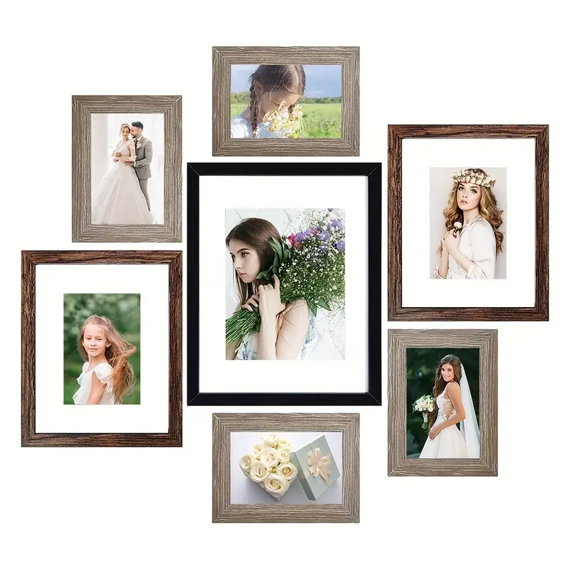 Picture Frames Collage Set Photo Frame Photo Wall Gallery - Temu