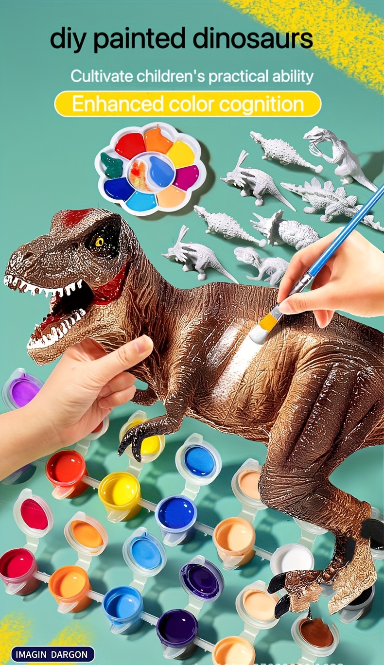 Dinosaur Coloring Set, Children Toys