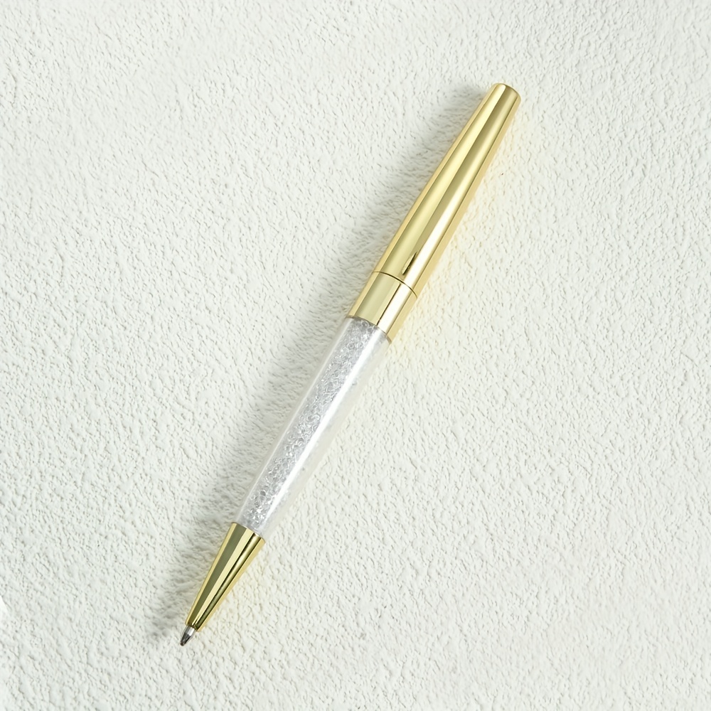 Cute Ballpoint Pens Set Medium Point Black Ink Metal Twist - Temu