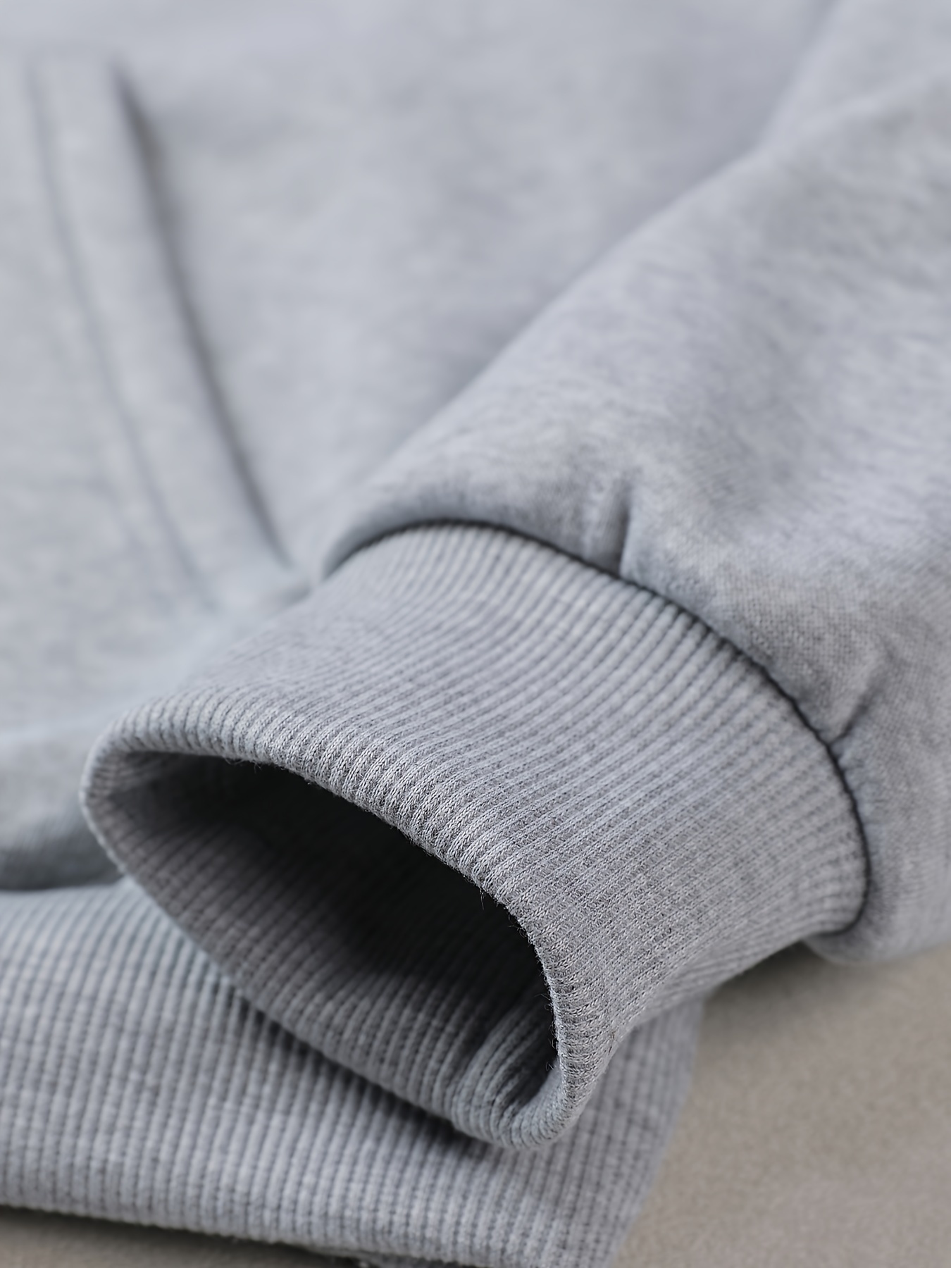 Solid Color Fleece Lined Sports Hoodie Long Sleeve - Temu