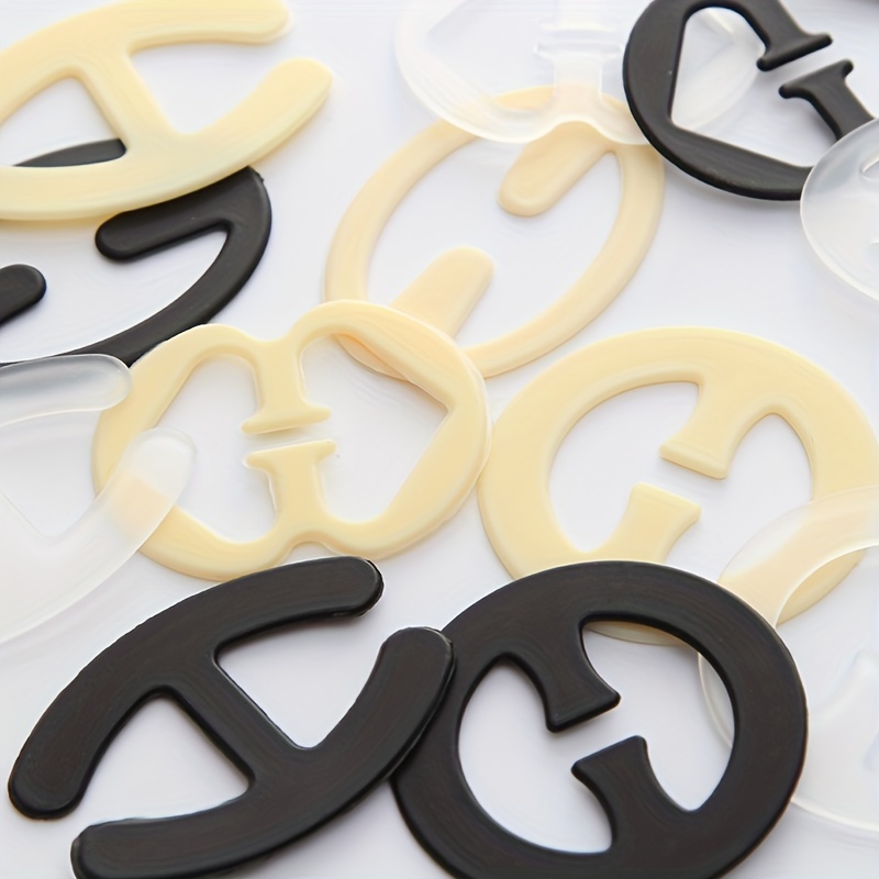4pcs Bra Strap Clips Invisible Non-slip Buckles Conceal Straps for Braless Look