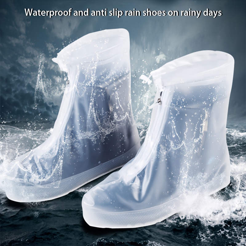 Cubrezapatos Impermeable, Cubierta De Silicona Antideslizante Gruesa,  Reutilizable y Plegable, Cubre Zapatos Para Lluvia Para La Lluvia Protegen  Su