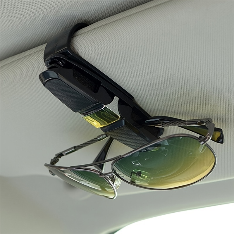 ATMOMO Car Sun Visor Sunglasses Case Glasses Holder Clip Box Car Sunglasses  Organizer Mount with Aromatherapy Card Slot, White : : Car &  Motorbike
