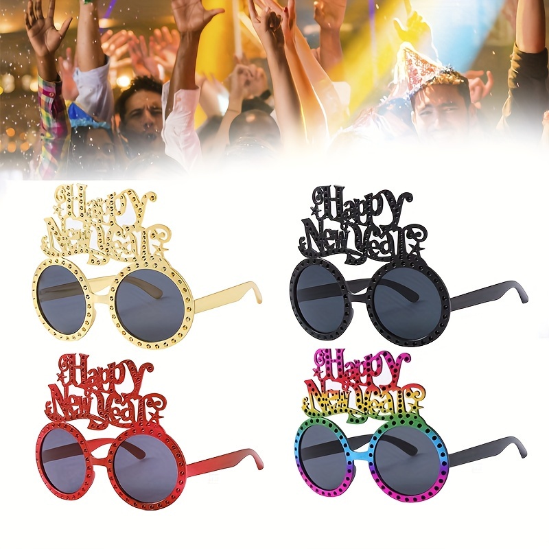 Gafas De Sol De Feliz Año Nuevo Accesorios Para Fotos - Temu