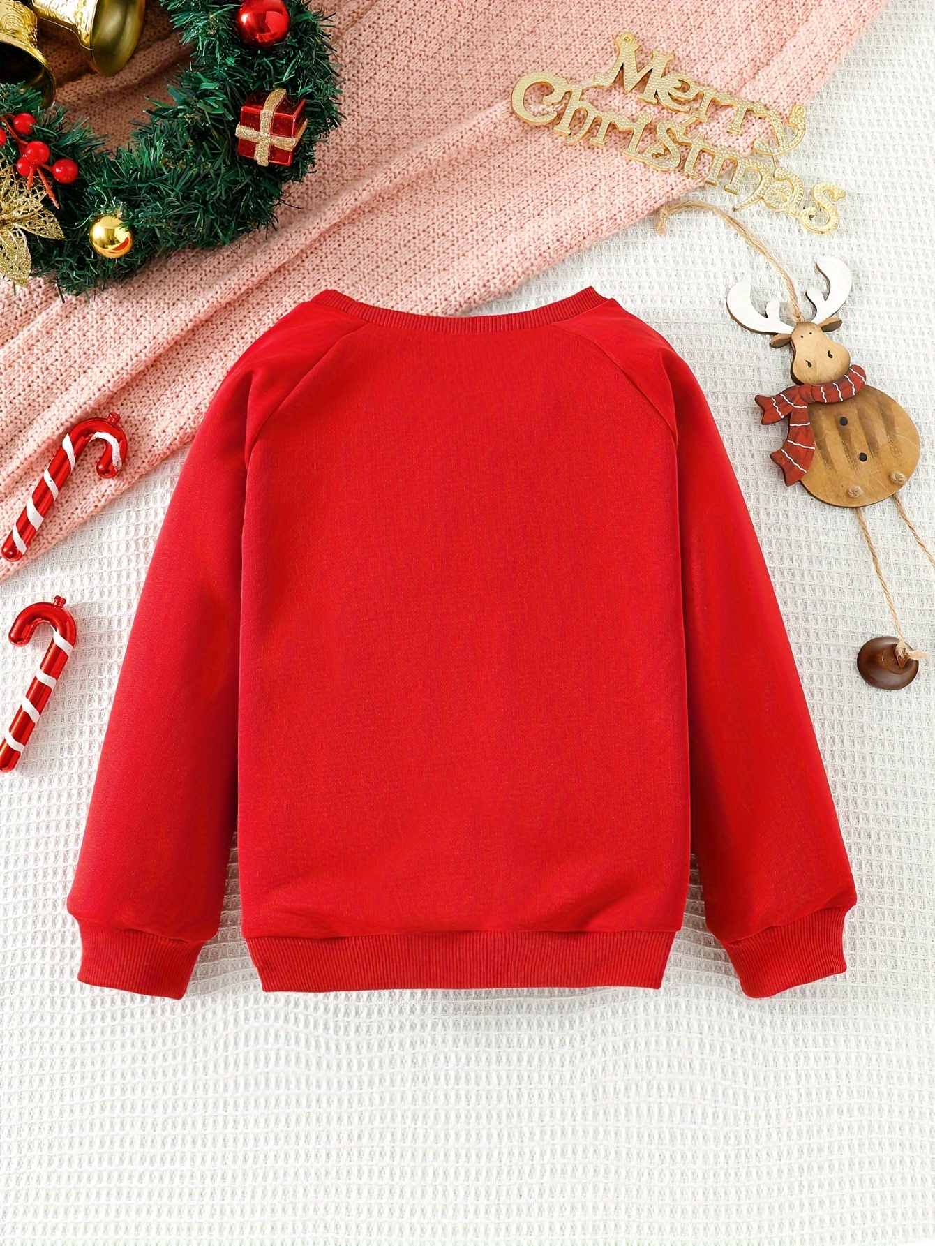 Sudadera Roja Merry Christmas Infantil