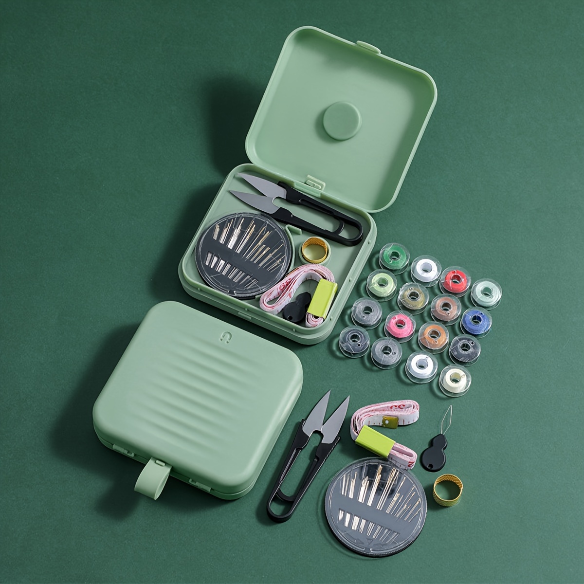 1pc Portable Sewing Box Organizer, Large Capacity Sewing Storage