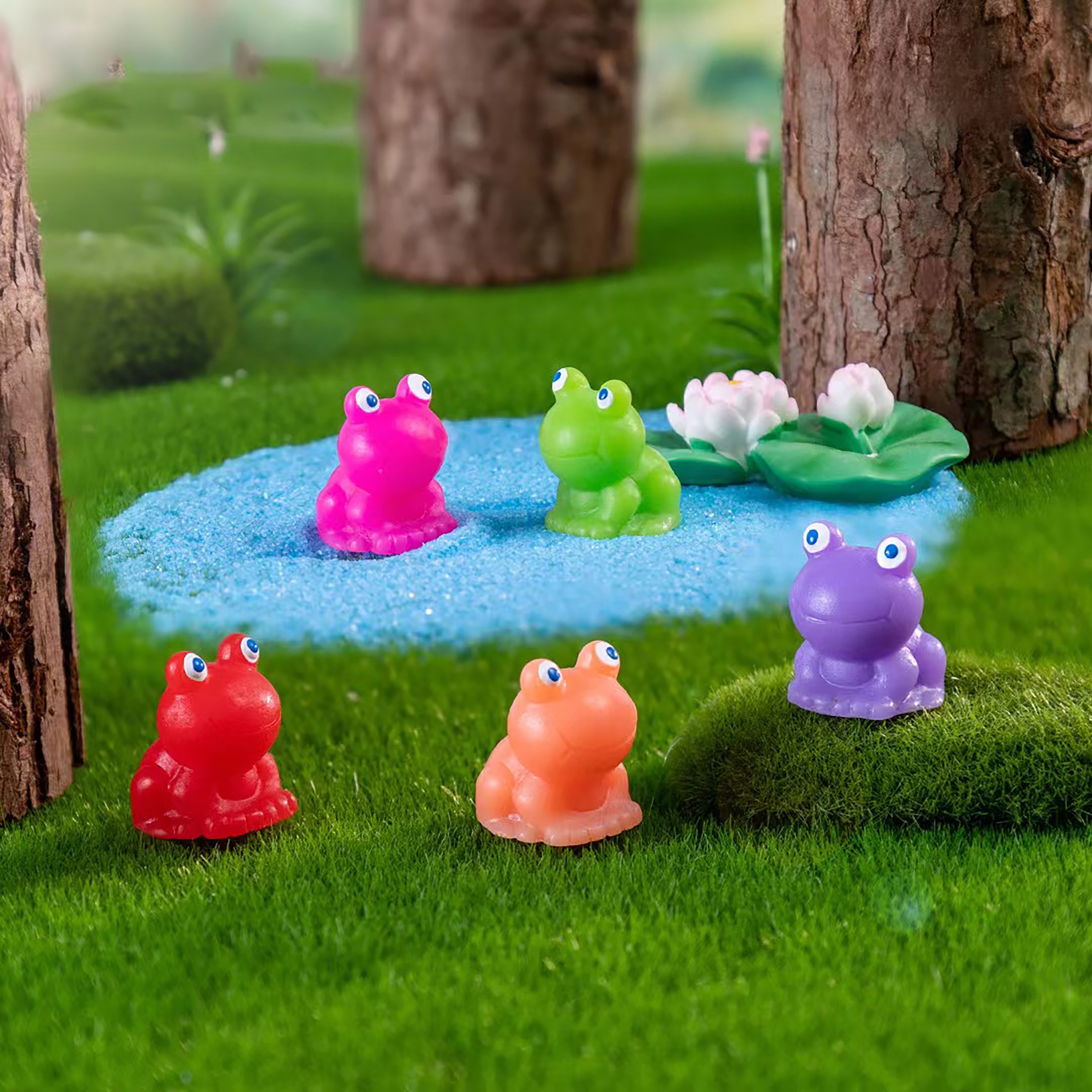 6pcs Resin Cute Small Frog Creative Decorations Used For Fish Tank Pond  Water Pavilion Theme Party Micro Landscape - Pet Supplies - Temu