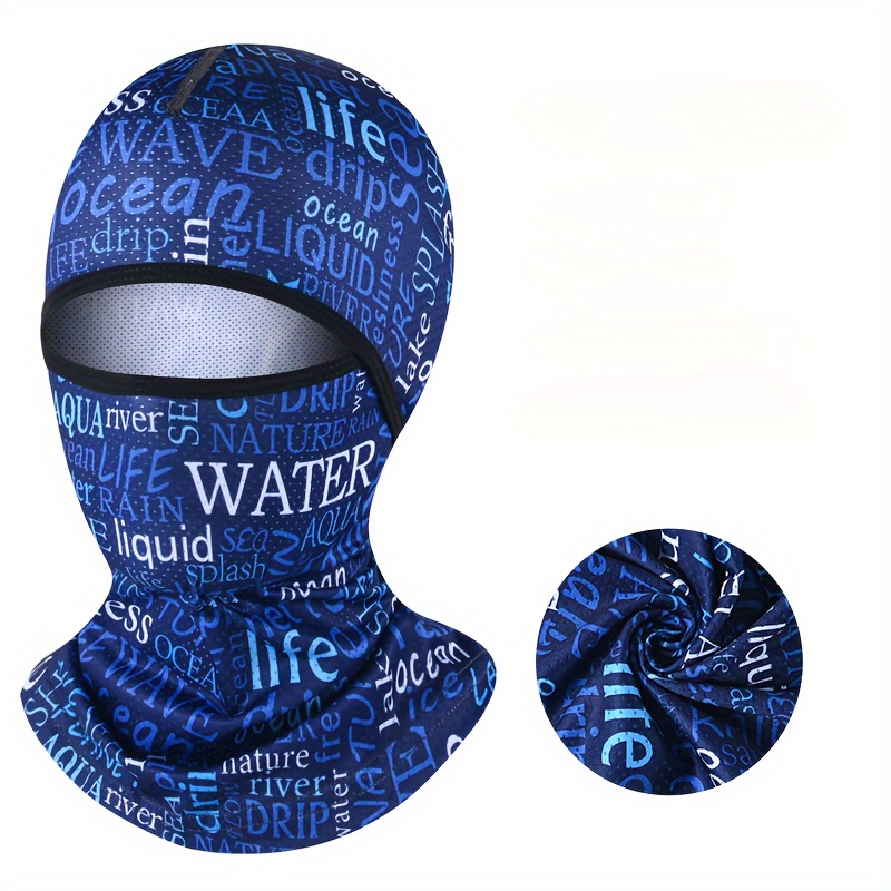 Unisex Summer Cooling Balaclava Mask Uv Protection Full Face