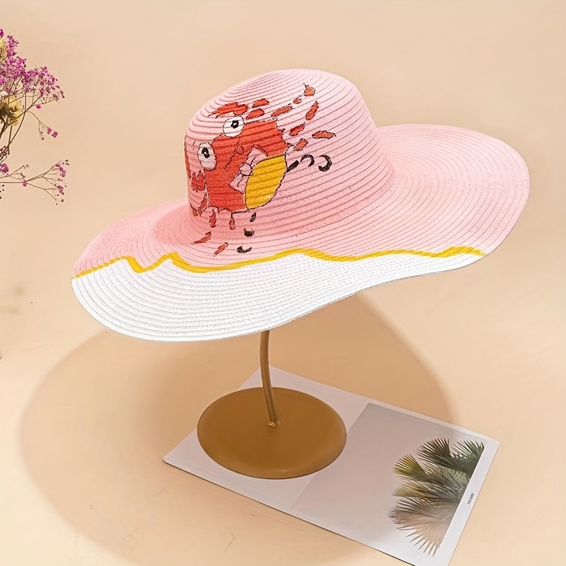 Flamingo - Straw Hat