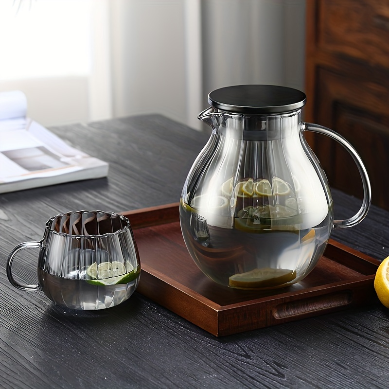 Cold kettle glass heat-resistant high temperature household large-capacity  cold water cup teapot Cold water bottle