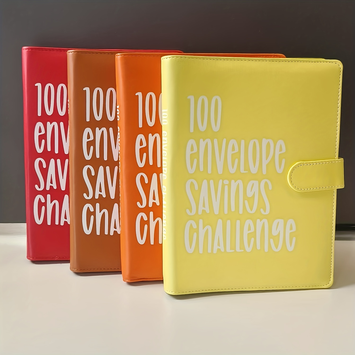 Desafío de ahorro de dinero de 100 sobres: ahorra 5050 dólares en 100 días,  kit de 100 sobres de efectivo y caja organizadora, desafío de ahorro de