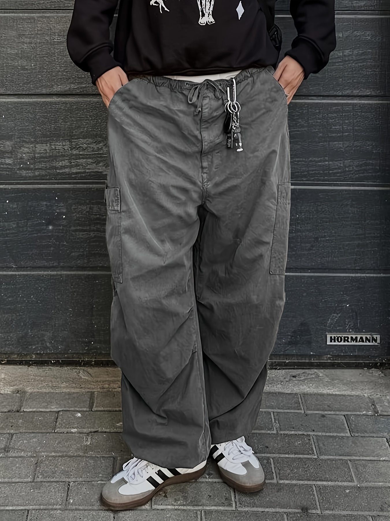 Oversized Mens Cargo Pants Baggy Loose Skateboard Baggy Cargo