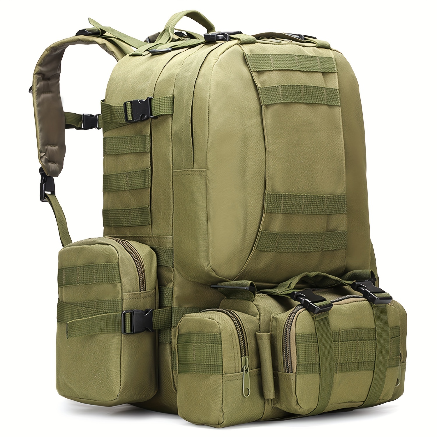 100L Outdoor Molle Military Tactical Bag Hiking Backpack