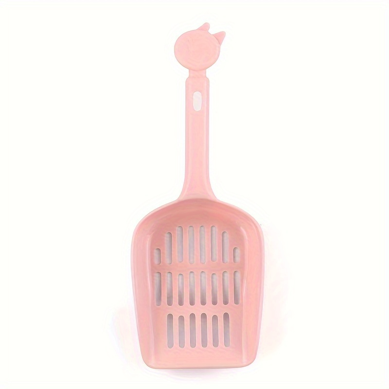 Practical Plastic Scoop For Cat Litter - Effortlessly Sift Through Kitty Waste With A Deep Shovel Design!