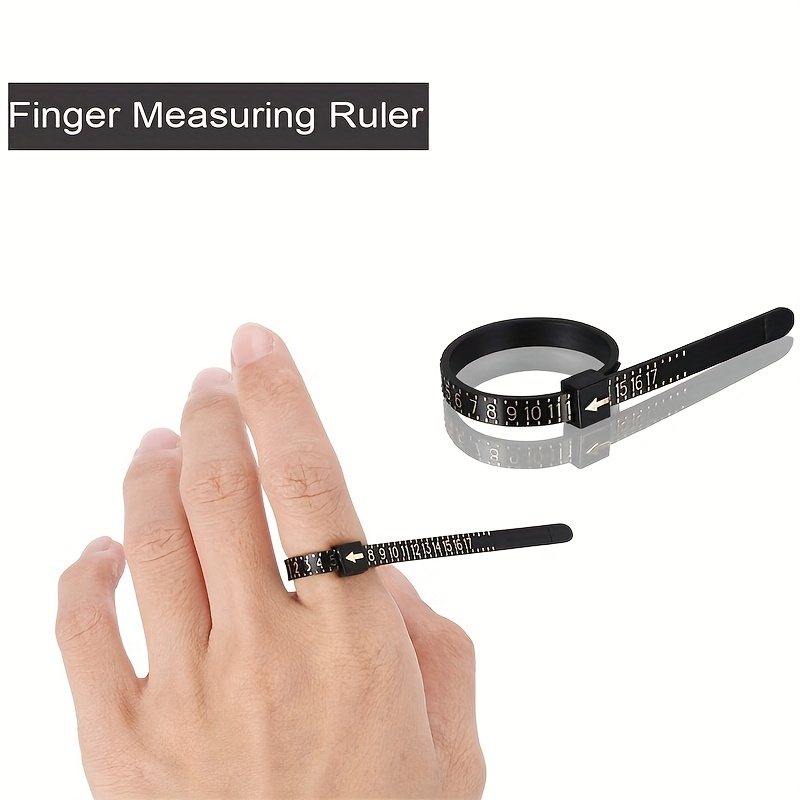 Plastic Ring Ring Ring Measuring Soft Ruler Jewelry Making - Temu