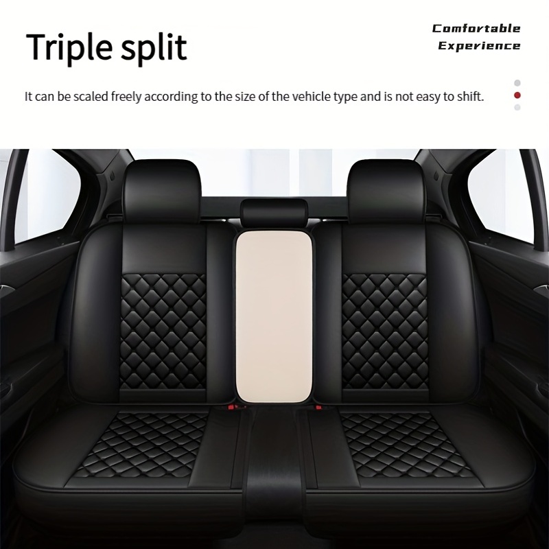 5 Luxury Car Seat Covers, New, Premium, All-season, Universal Fit,  Big-eyed, Full Coverage, Full Leather, Breathable, Car Seat Protector,  Summer - Temu