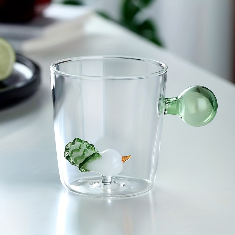 300ml Cute 3D Animal Farm Glass Cup Italy Ichendorf Design