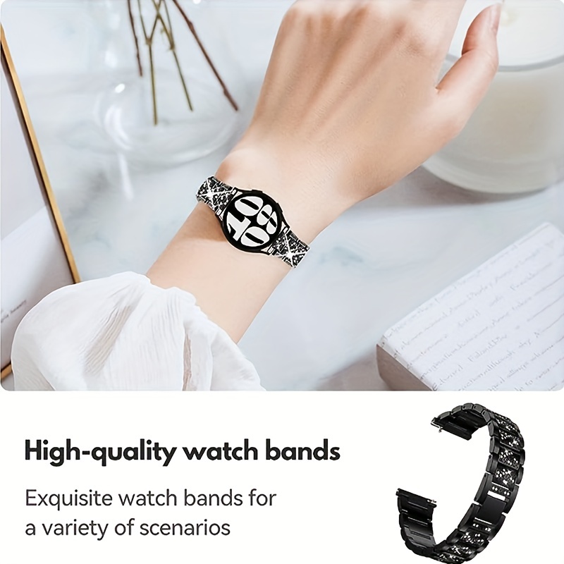 Galaxy Watch 6 Classic 5 Pro Band Artificial Leather - Temu