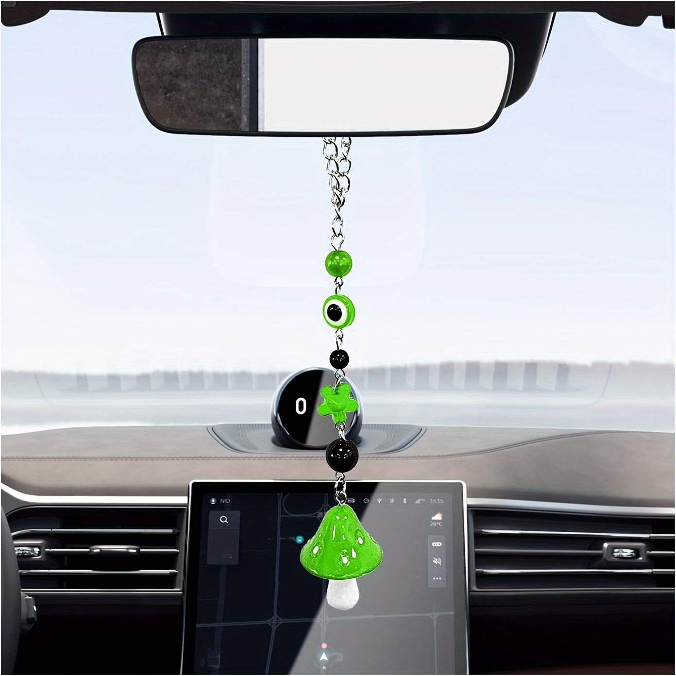 Starfish Beads Car Pendant Rearview Mirror Hanging Decoration Car Accessory