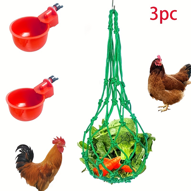 Chicken Vegetable String Bag Poultry Fruit Holder Chicken - Temu