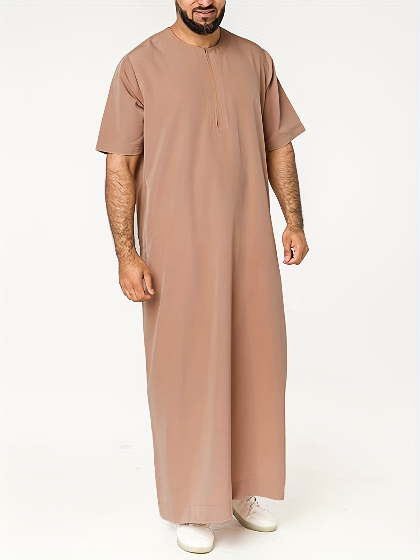 ramadan mens saudi arabic thobe jubba dishdasha long sleeve robe abaya dress ramadan dress clothing ramadan