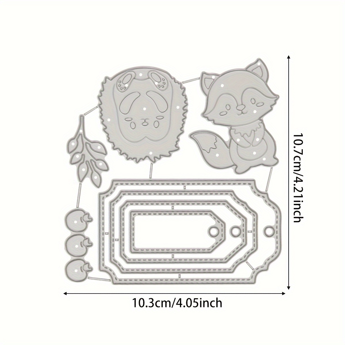New Die Sets, Animal Tags Die Cut Cards, Diy Metal Cutting Dies, Paper Craft Dies, Embossing Tools, Diy Scrapbooking And Stamping Supplies