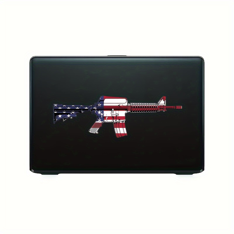 Ar 15 Rifle Gun Sticker American Flag Usa Patriotic Decal - Temu